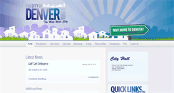Desktop Screenshot of cityofdenveriowa.com